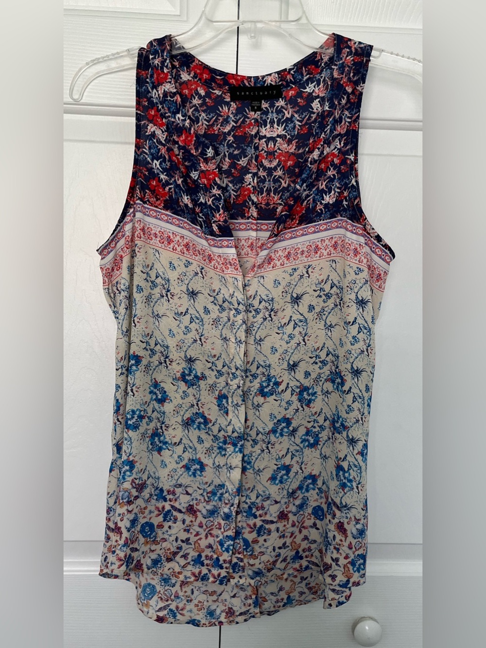SANCTUARY 'Fleur De Boheme' Sleeveless Blouse